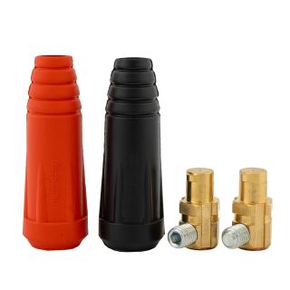 Set of 2 Male Welding Cable Connectors 35-50 mm, 200A–300A