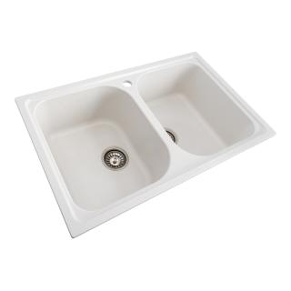 Elefant Premium Equatoria Kitchen Sink – White 785x490 mm