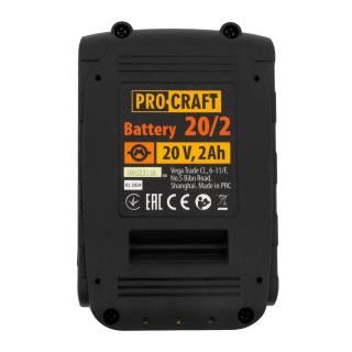 Procraft 20V 2Ah Li-Ion Battery