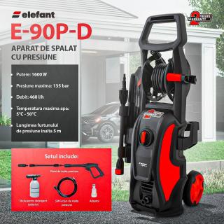 ELEFANT E-90P-D High Pressure Washer, 1400W, 90 Bar