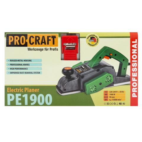 PROCRAFT PE1900 Industrial Electric Planer - 1900W High Power