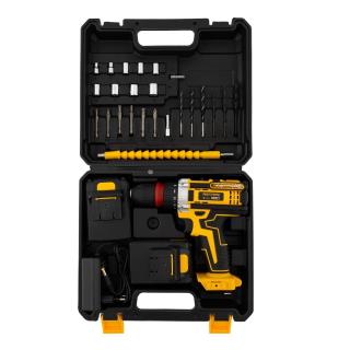 ROTOR RCD21 cordless self-tapping kit, 21V, Brushless, 1350 RPM + bits