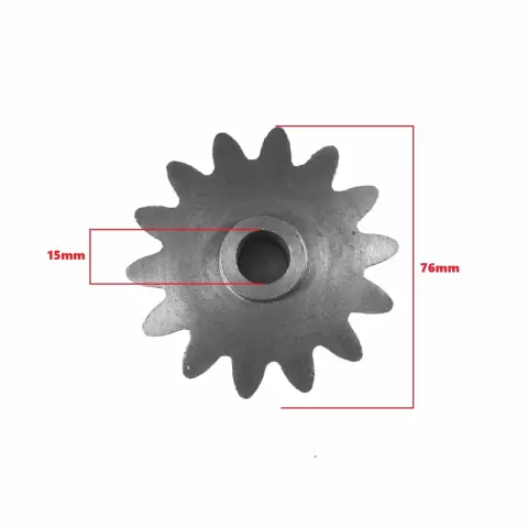 Concrete mixer sprocket 14 teeth, HCM650