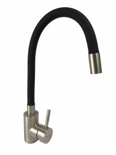 Black single-lever kitchen faucet, SUS-011