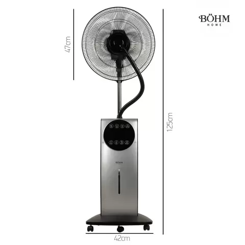 Water Mist and Humidifying Fan 16" BOHM BSP40-ED