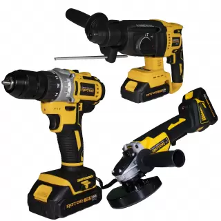 Set of 3 cordless tools, JFTS003-DC