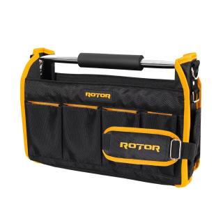 Textile tool bag 16" ROTOR R-TB0116, 14 pockets