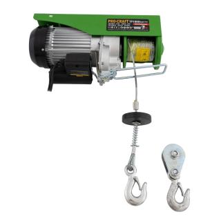 Procraft TP1000 Electric Hoist - 1000kg Capacity with Mounting Kit