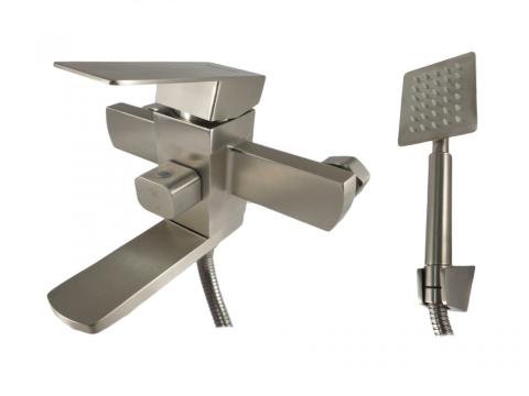 Stainless steel bathroom faucet, MIXXUS KUB-009