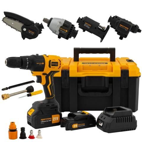 Multifunctional 5 in 1 battery powered ROTOR, RTS1